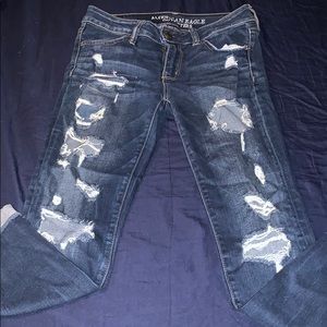 Ripped American Eagle jeans